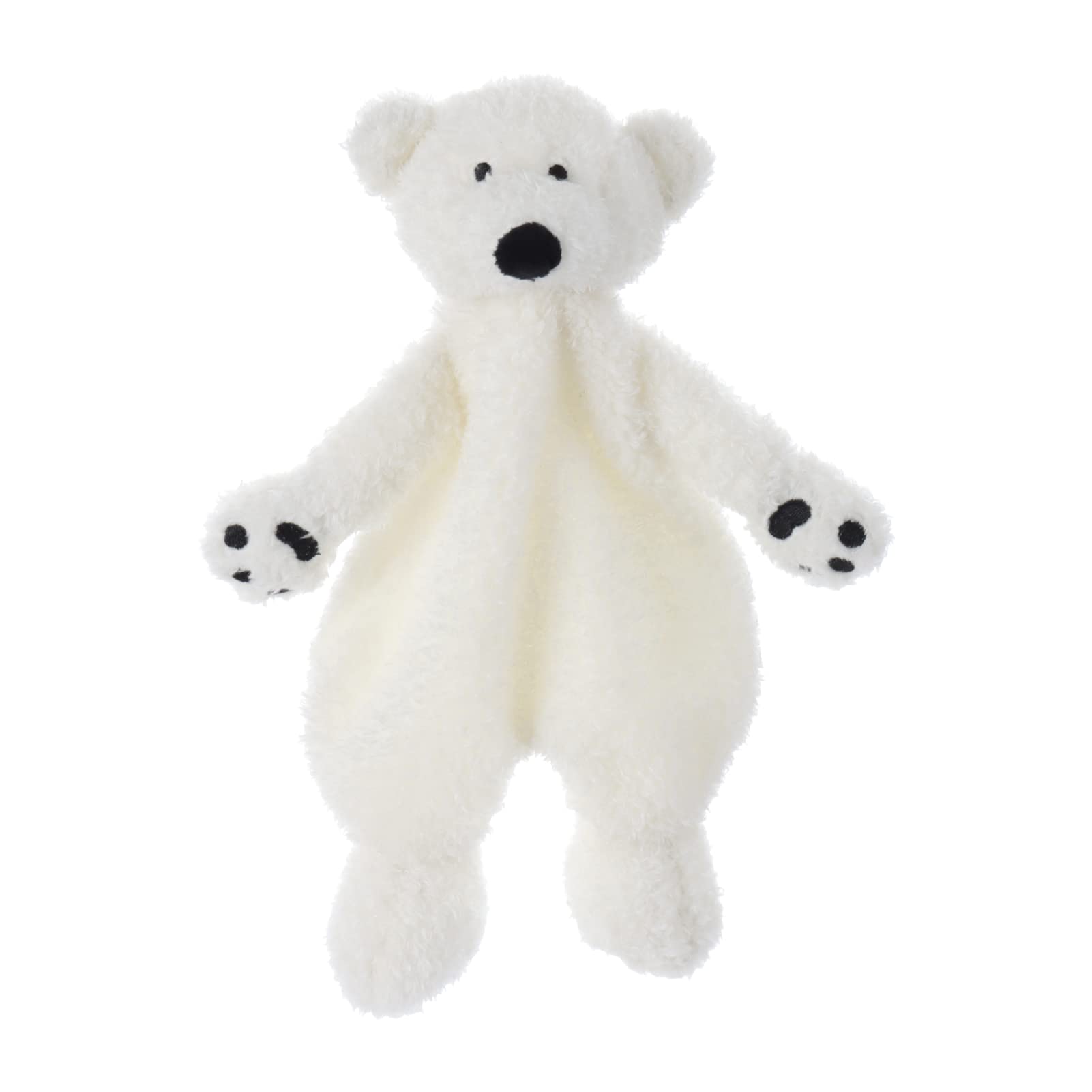 Apricot Lamb arctic-polar-bear-lovey offers plush comfort for baby's bedtime security.