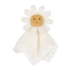 Apricot Lamb Daisy soft lovey front view offers plush comfort for tiny hands and cuddles.