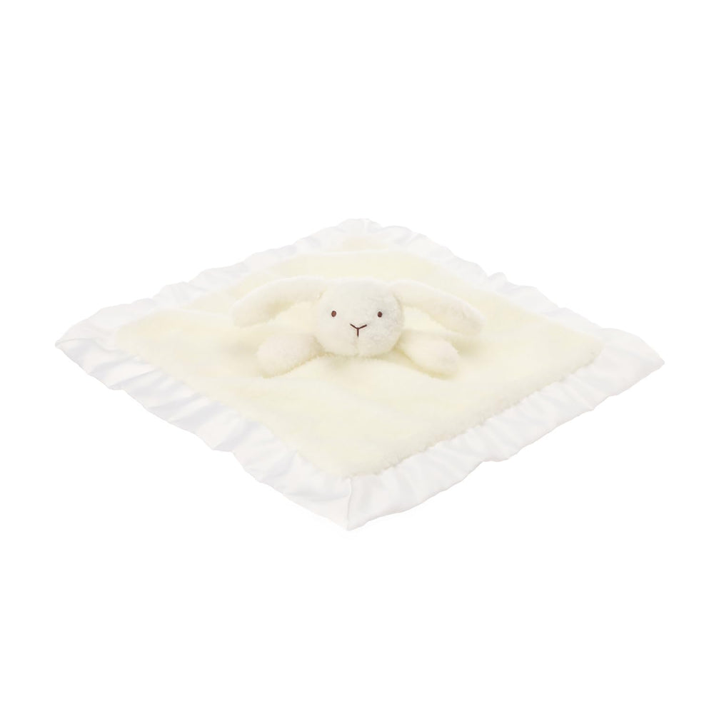 Apricot Lamb infant nursery scene emphasizes travel-friendly companion for on-the-go soothing.