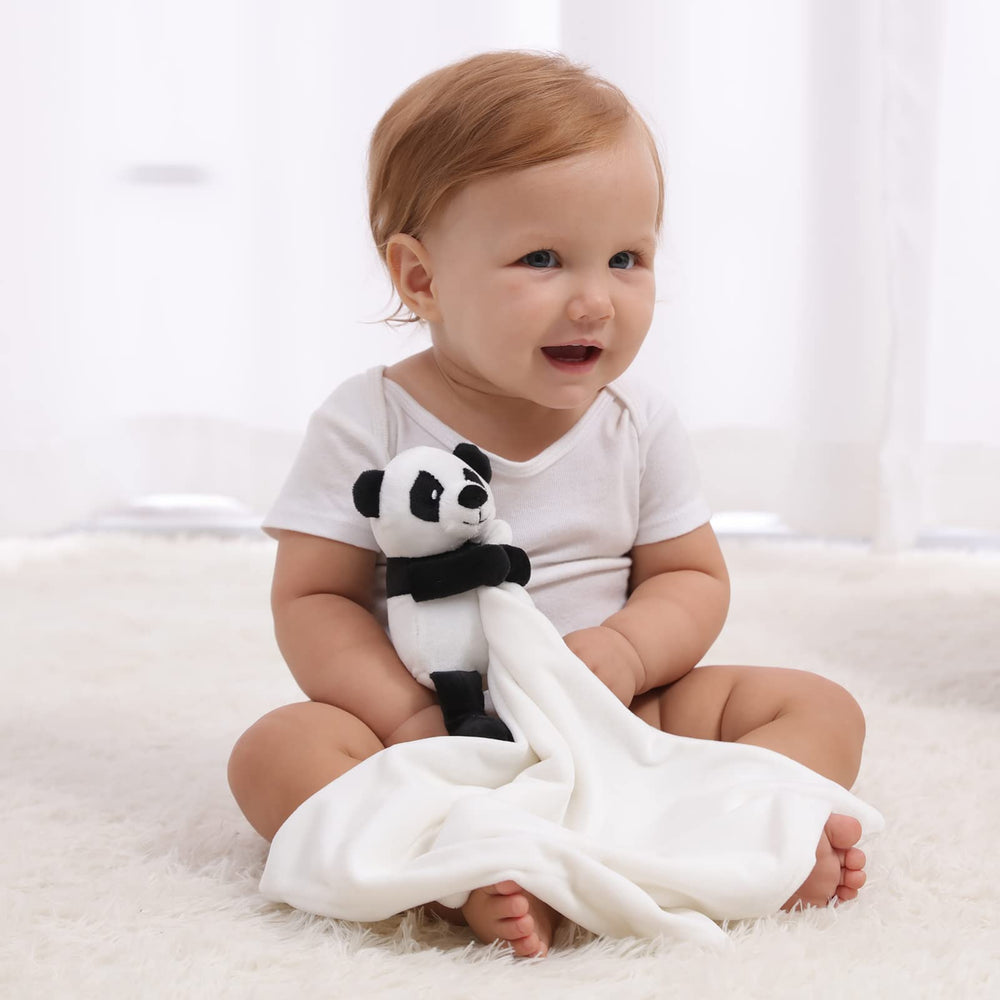 Apricot Lamb security blanket baby nursery photo emphasizes machine washable convenience