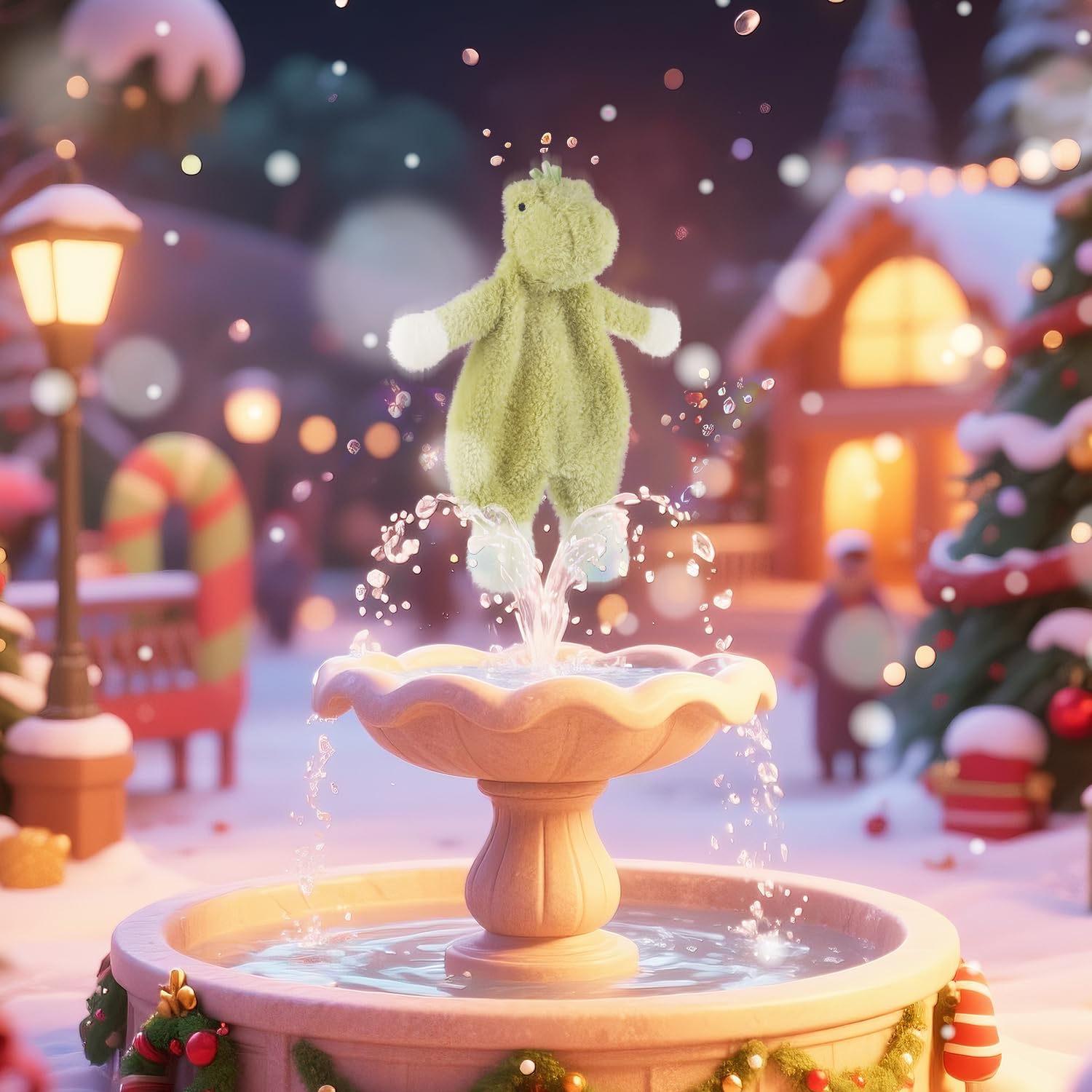 Apricot Lamb security-blanket-soft-plush invites tiny hands to cradle and soothe.