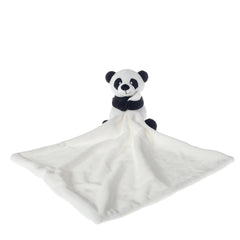 Apricot Lamb white panda security blanket close-up showing ultra-soft plush for cuddles