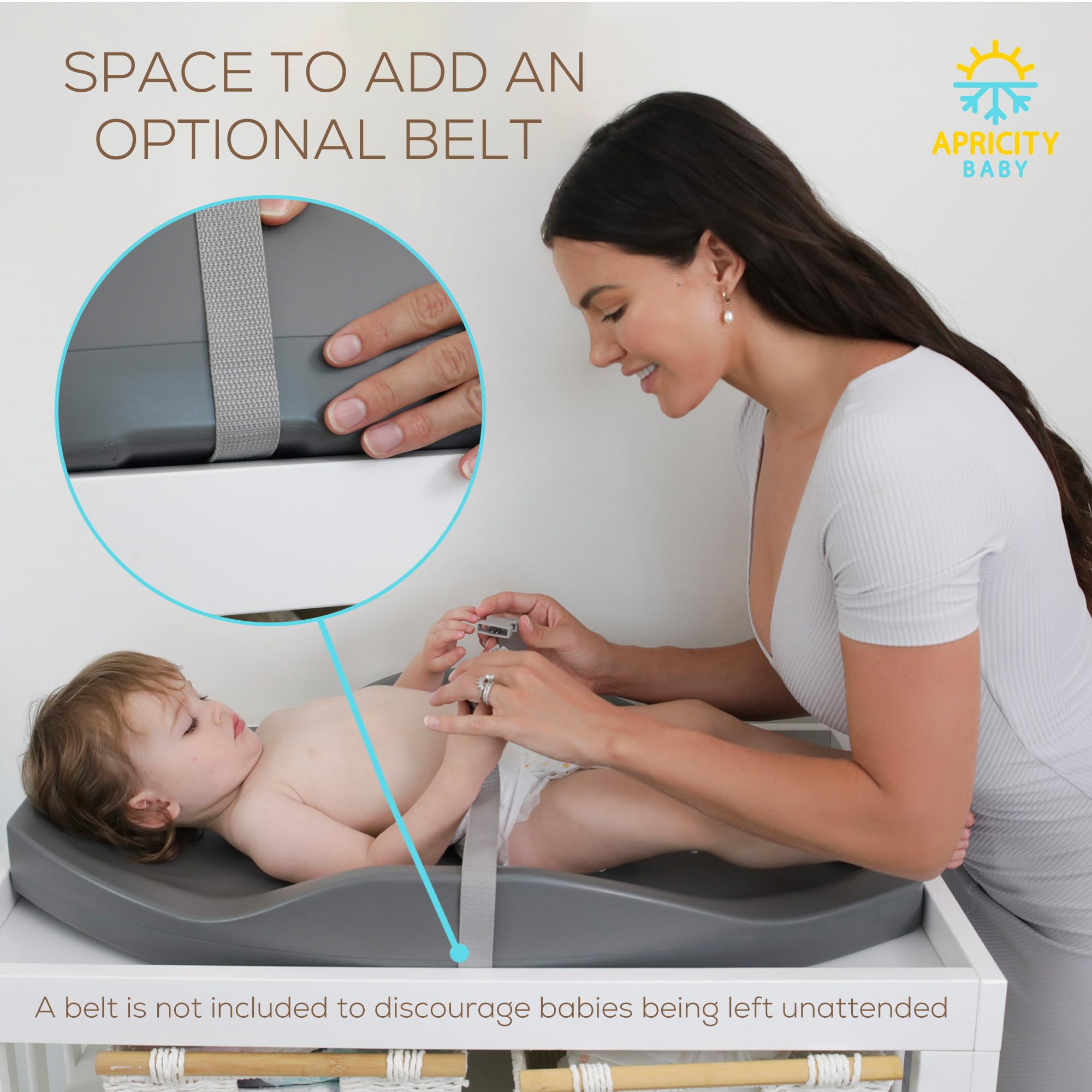 Apricity Baby diaper-changing-pad non-toxic materials ensure safe use.