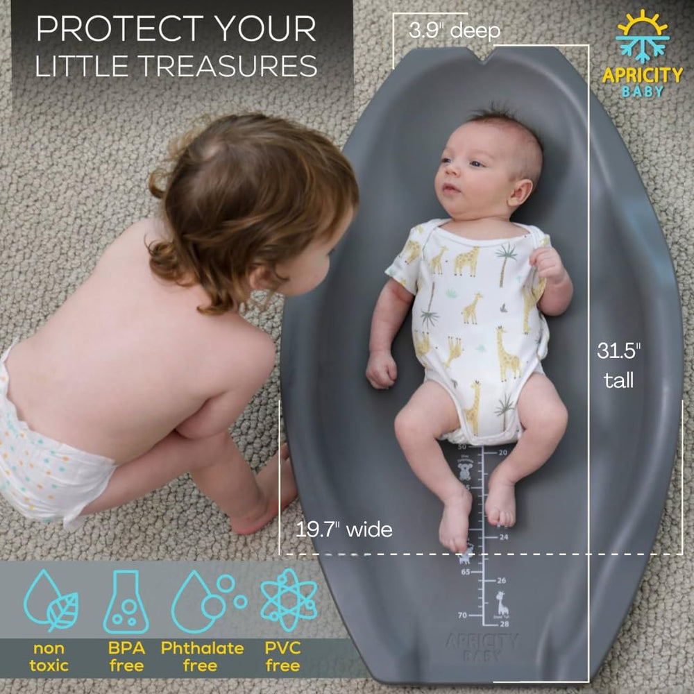 Apricity Baby diaper-changing-pad portable design moves between rooms easily.