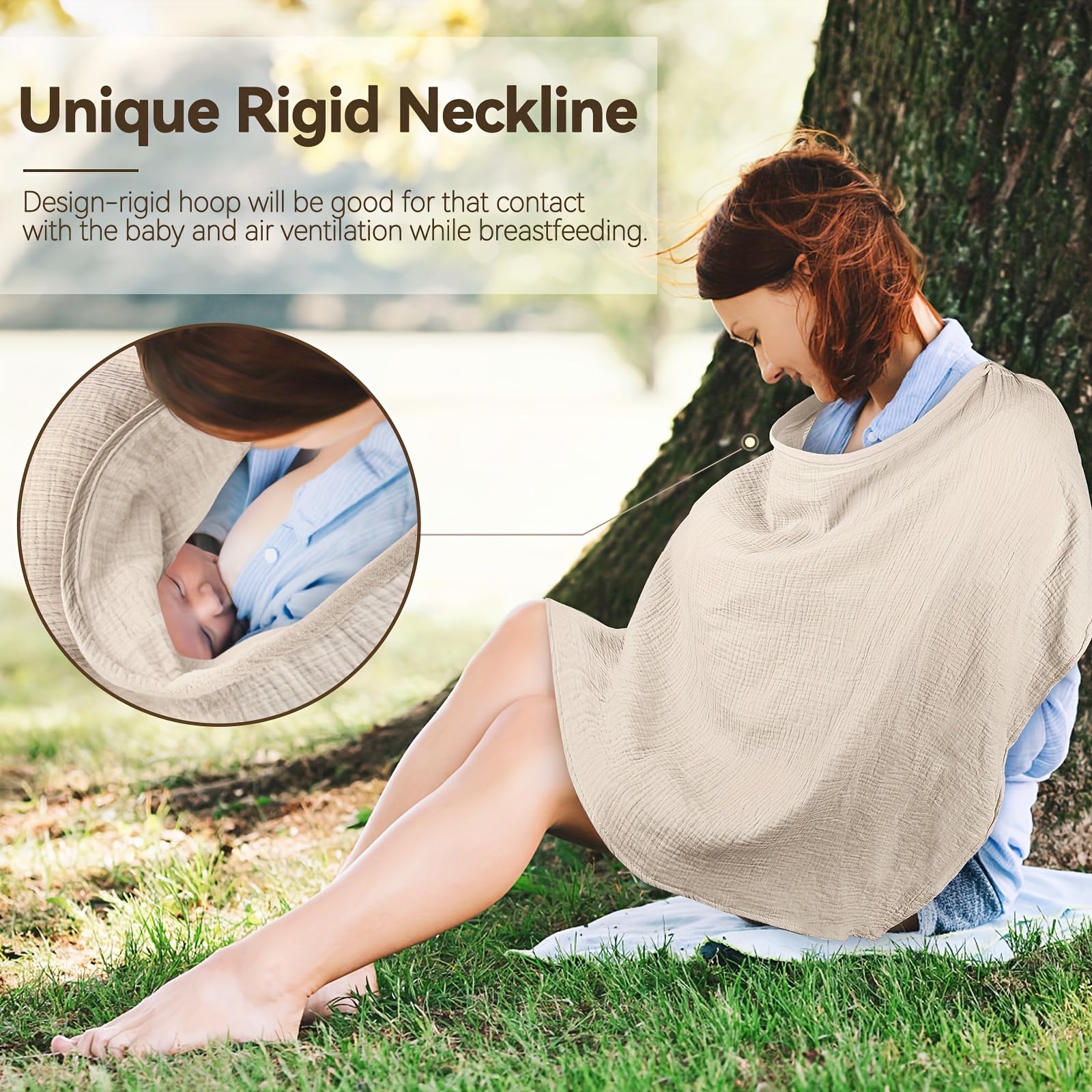 APRONPANDA multifunctional use on stroller or outdoors for feeding convenience.