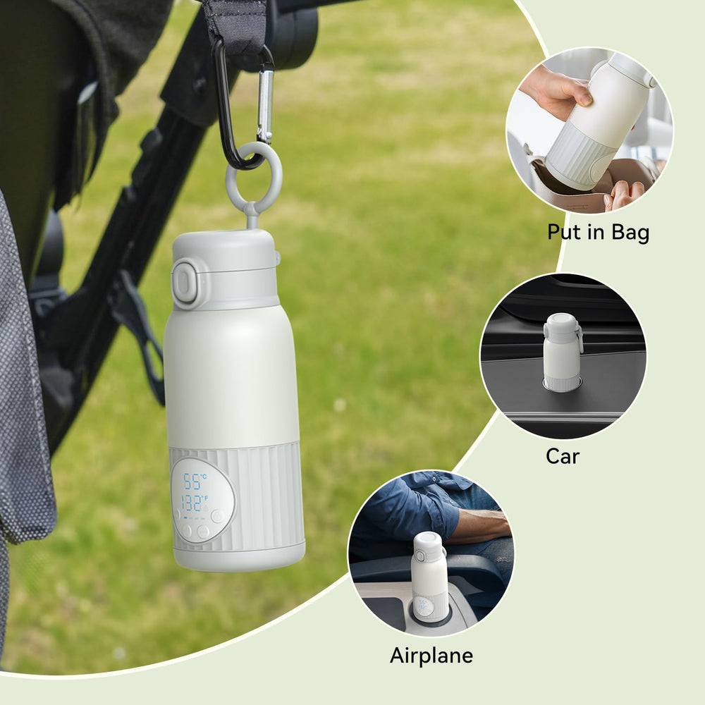 APZOKI 10000mAh battery powering outdoor use for extended outings.