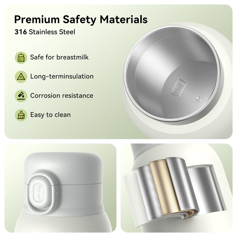 APZOKI 316 stainless steel construction conveys durability and premium safety design.