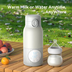 APZOKI temperature display close-up highlights precise real-time monitoring for safe warming.