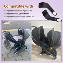 AQBB Butterfly Adapter shown compatible with Cybex Aton M for smooth transitions