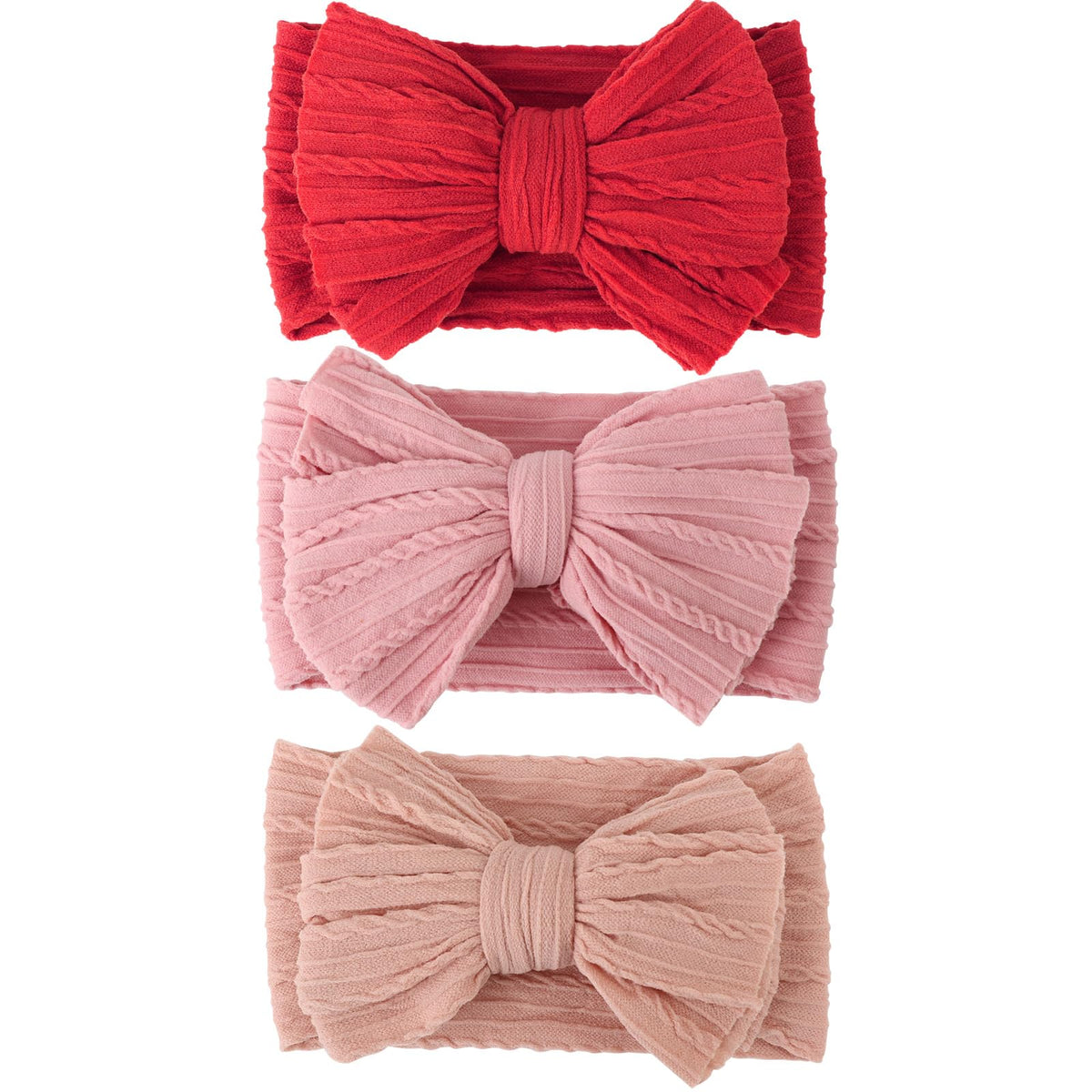 AQOKKA baby bows headband with a big bow, ideal for photo-ready outfits.
