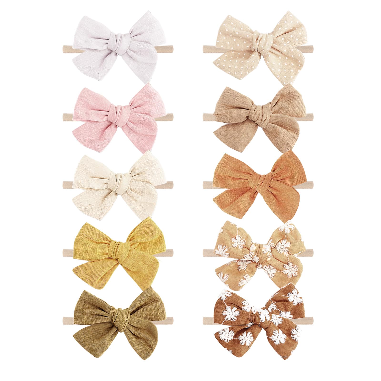 AQOKKA baby headband with mini rose crown offers gentle comfort for newborns.