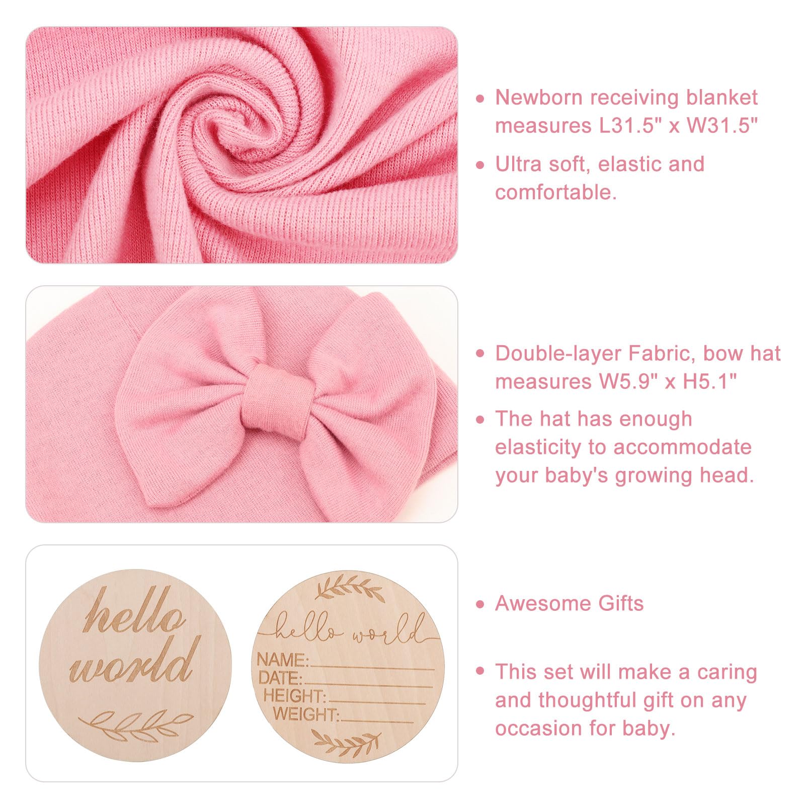 AQOKKA bow hat headband highlights adjustable fit and adorable styling.