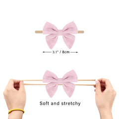 AQOKKA glueless design headband keeps hair secure without adhesives for safe wear.