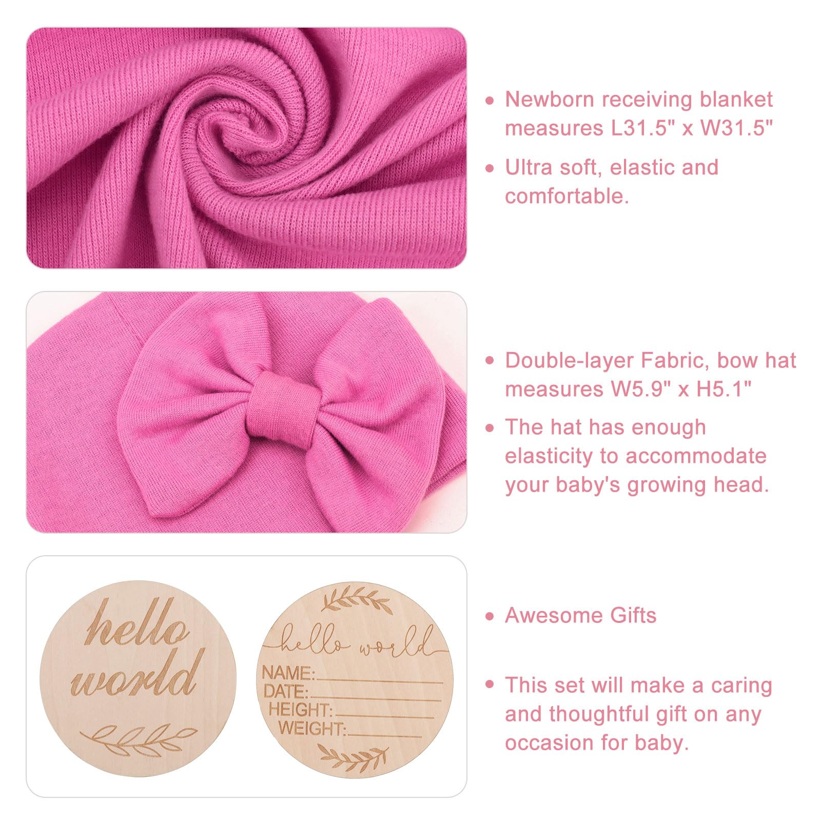 AQOKKA newborn swaddle image – hospital or home use with easy wrapping.