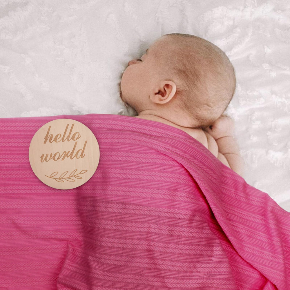 AQOKKA soft fabric closeup reveals gentle stretch for easy, snug wrapping without fuss.