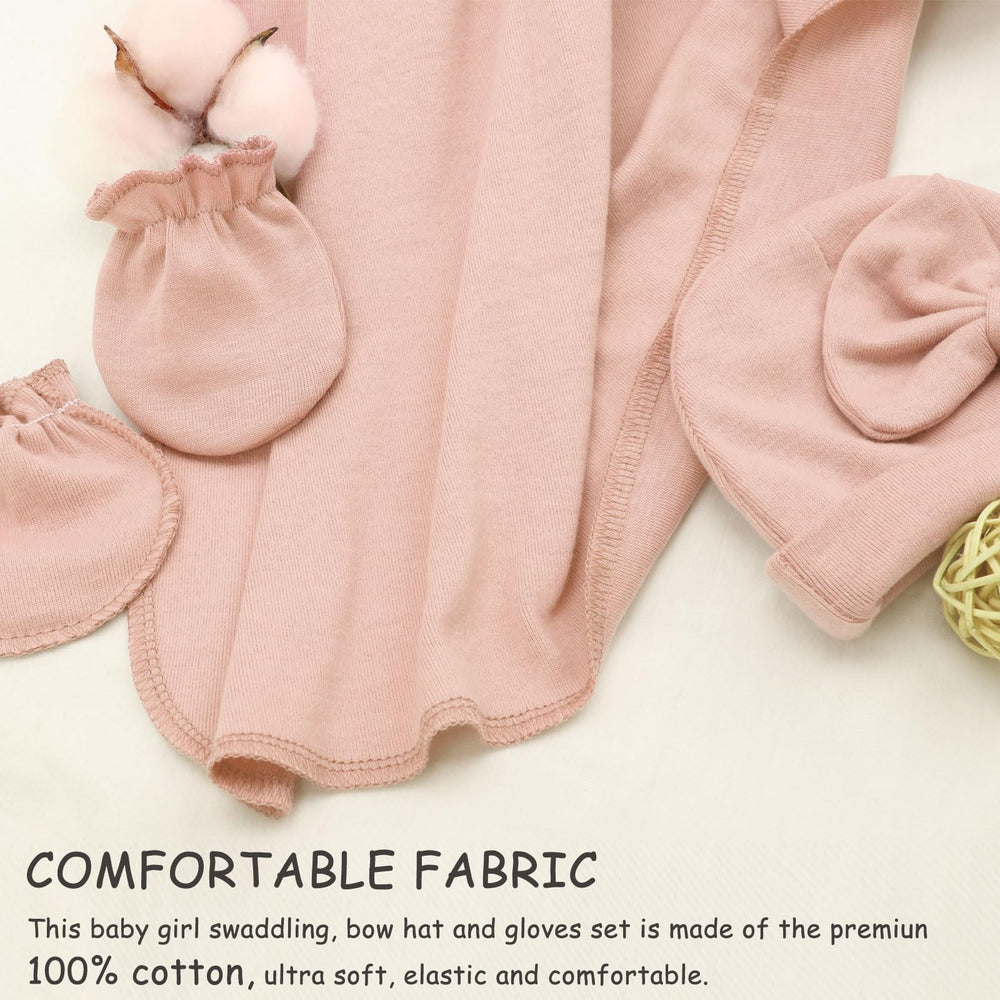 AQOKKA swaddle blanket close-up highlights smooth, stretchy fabric for comfortable wrapping.