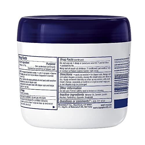 Aquaphor 14 oz jar displayed for family skincare.