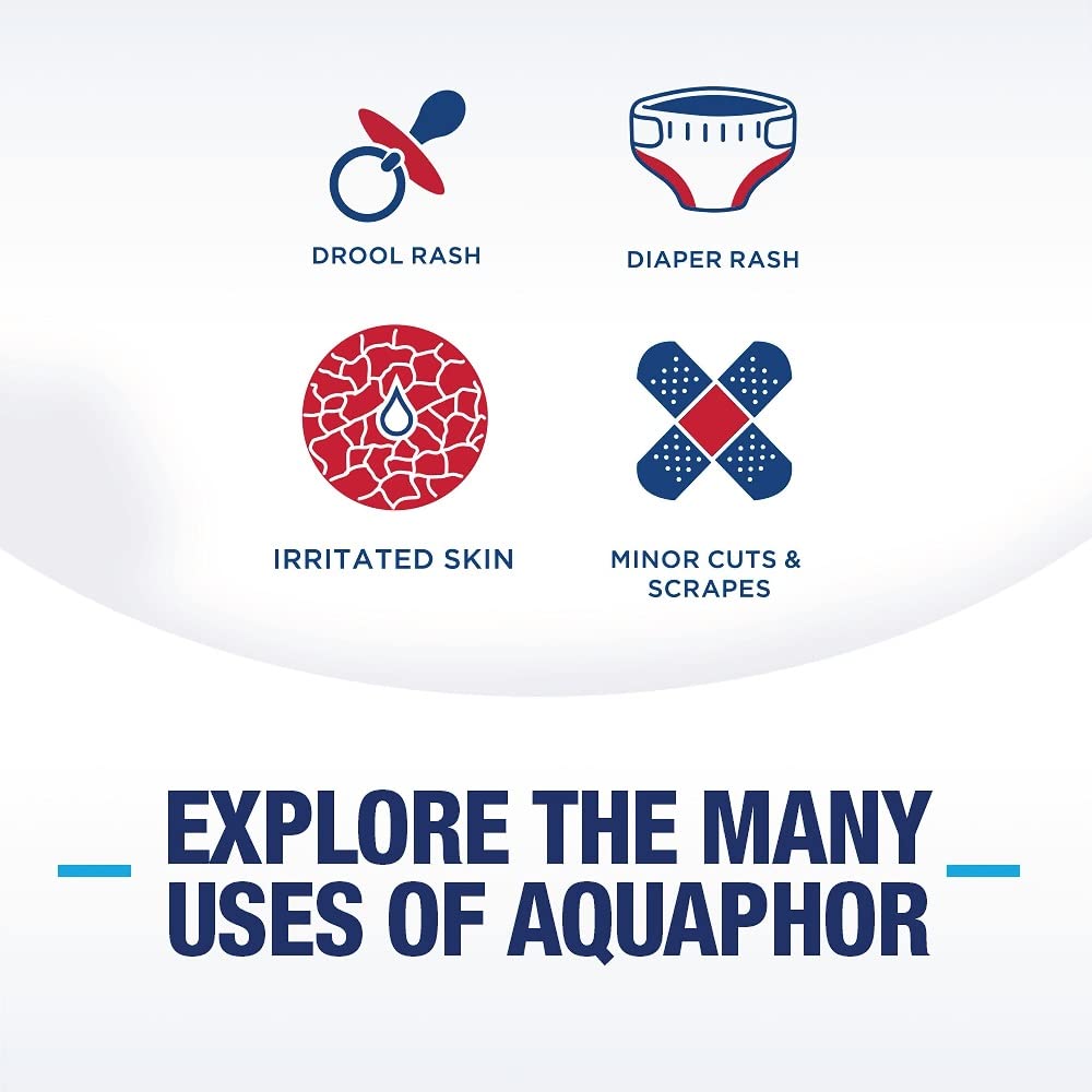 Aquaphor pediatrician recommended ointment for skin care.