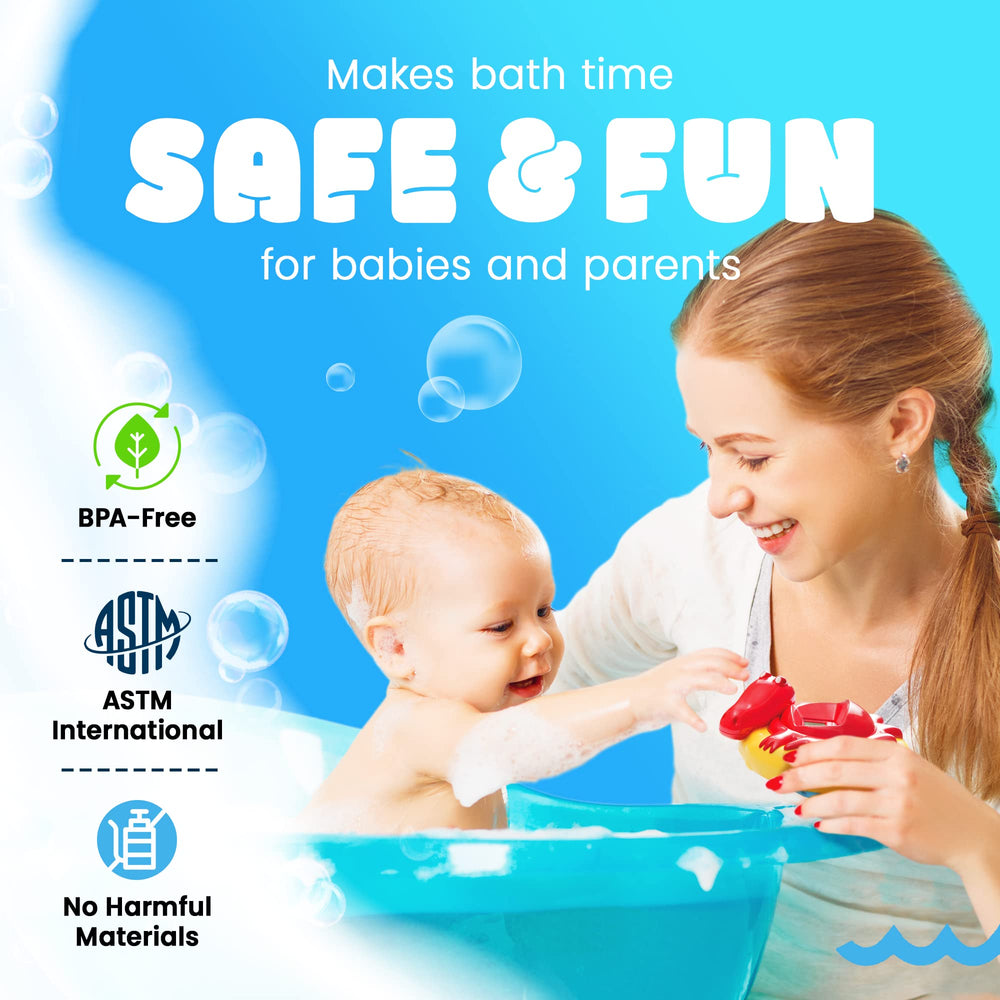 Aquatopia Charlie Crocodile doubles as a playful bath toy for infant engagement