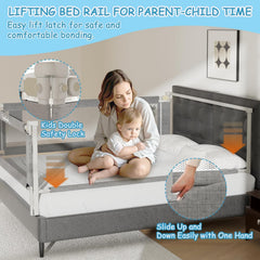 AquaVogue 3-Pack Bed Rails come with clear instructions and QR safety video.