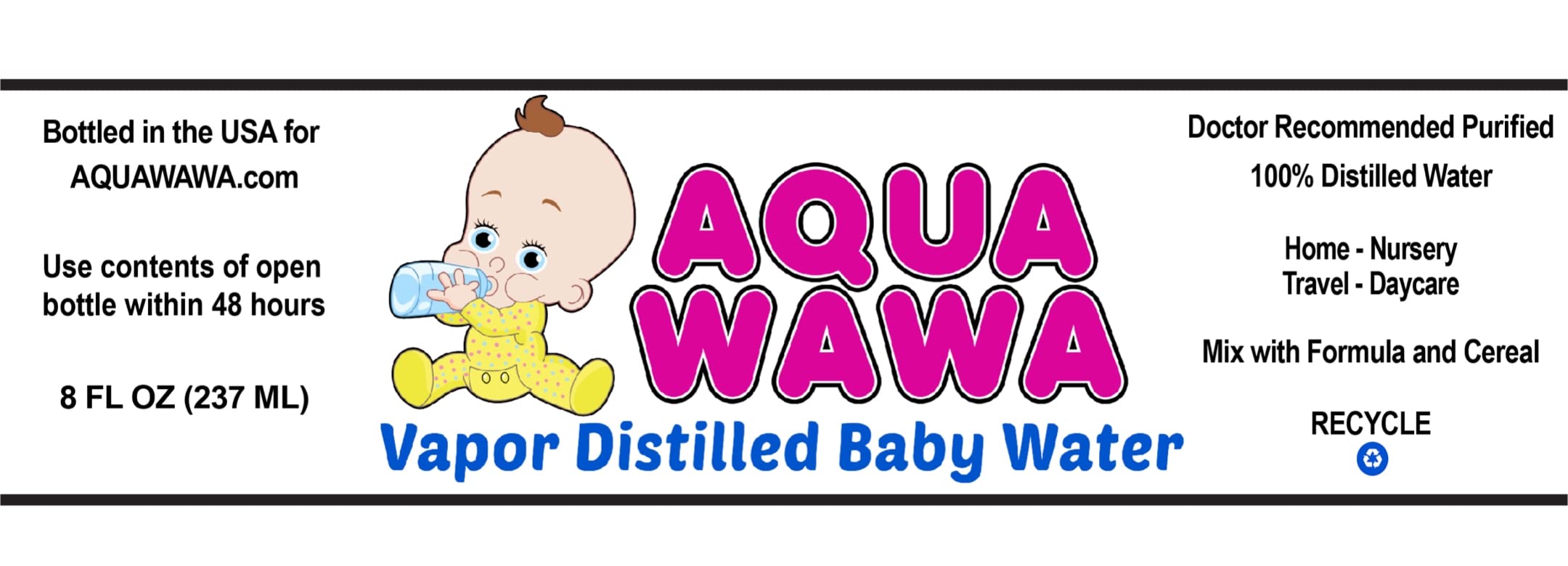 AQUAWAWA Made in USA stamp signals local production and quality control