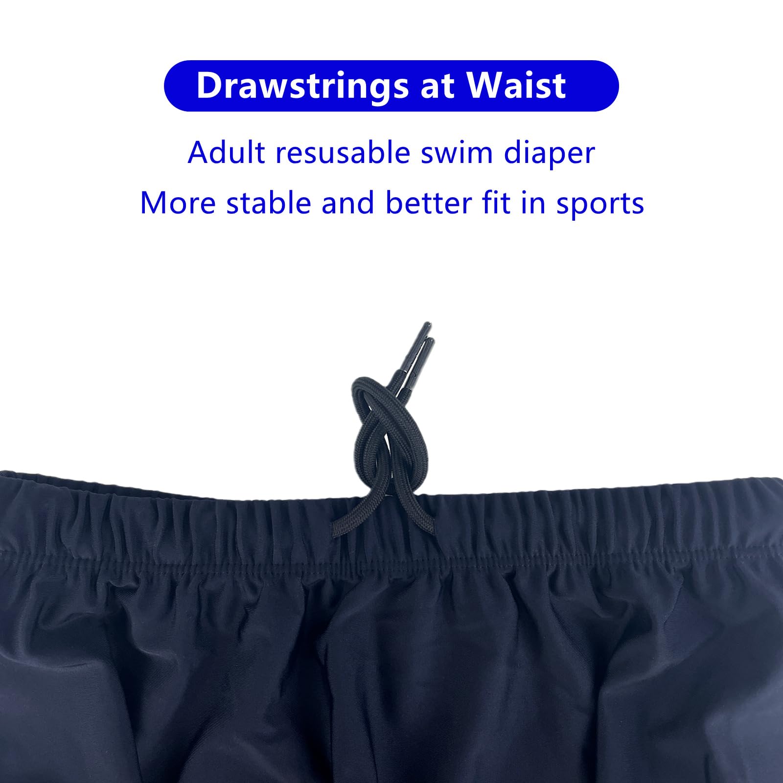 AQX diaper adjustable fit blue ideal for comfortable all-day wear