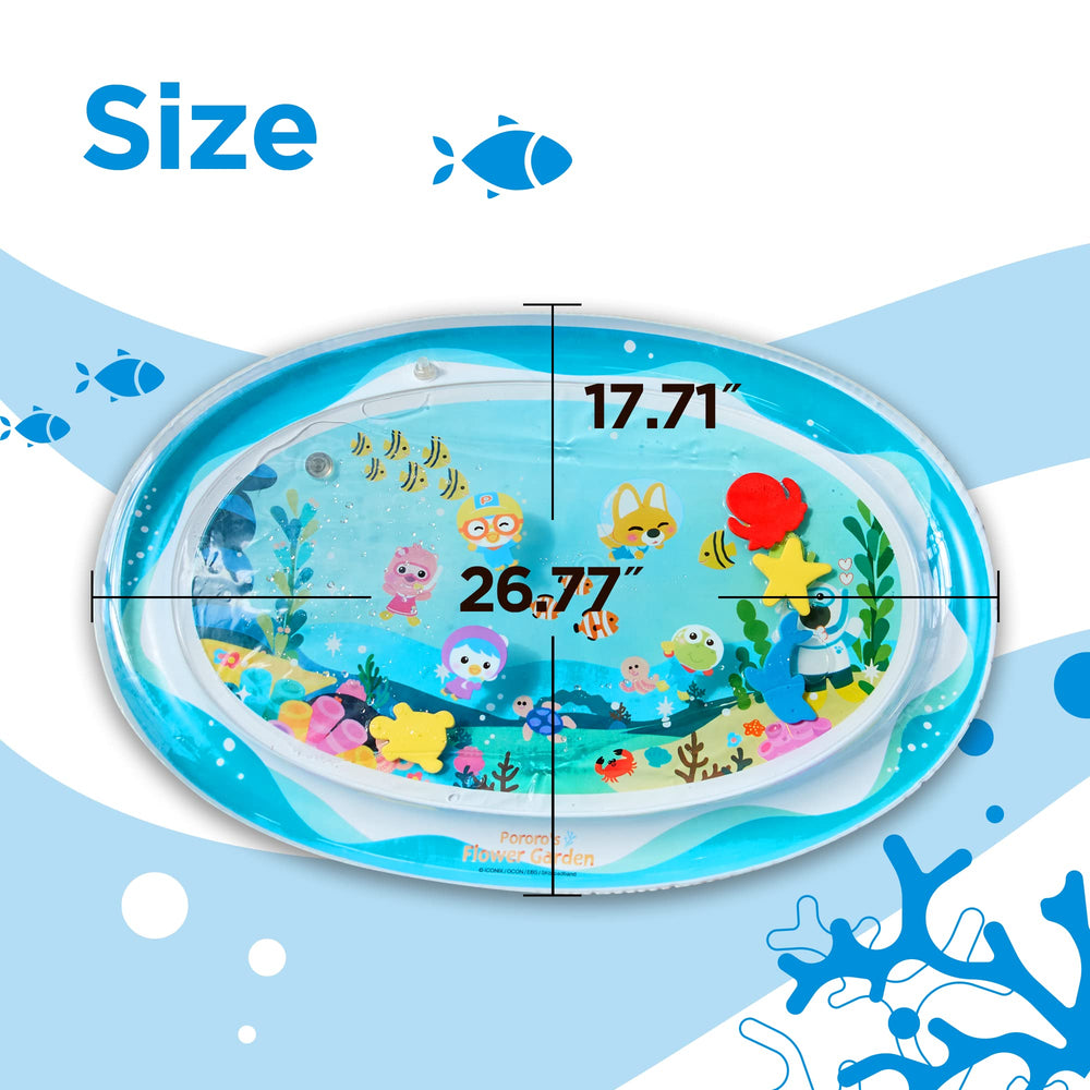 Arakhan Tummy Time Mat portable design highlights easy transport and storage.
