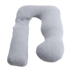 Araluna pregnancy pillow U shape full body supports spine and hips for comfort.