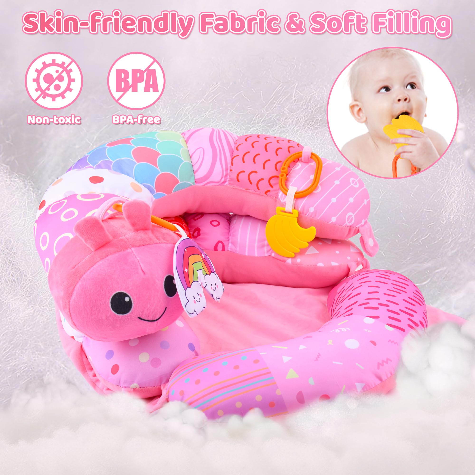 ARANEE crinkle paper pink sounds attract attention and auditory stimulation