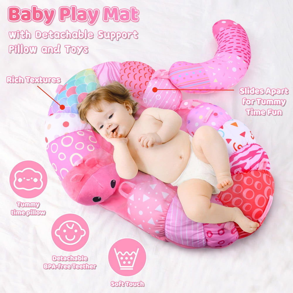 ARANEE mirror toy pink encourages visual tracking and self-awareness during play