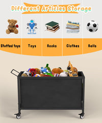 Ardier 100L toy box Oxford bag detail emphasizes durable, scratch-resistant fabric.