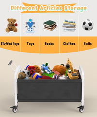 Ardier Oxford bag material demonstrates durable, scratch-resistant toy storage.