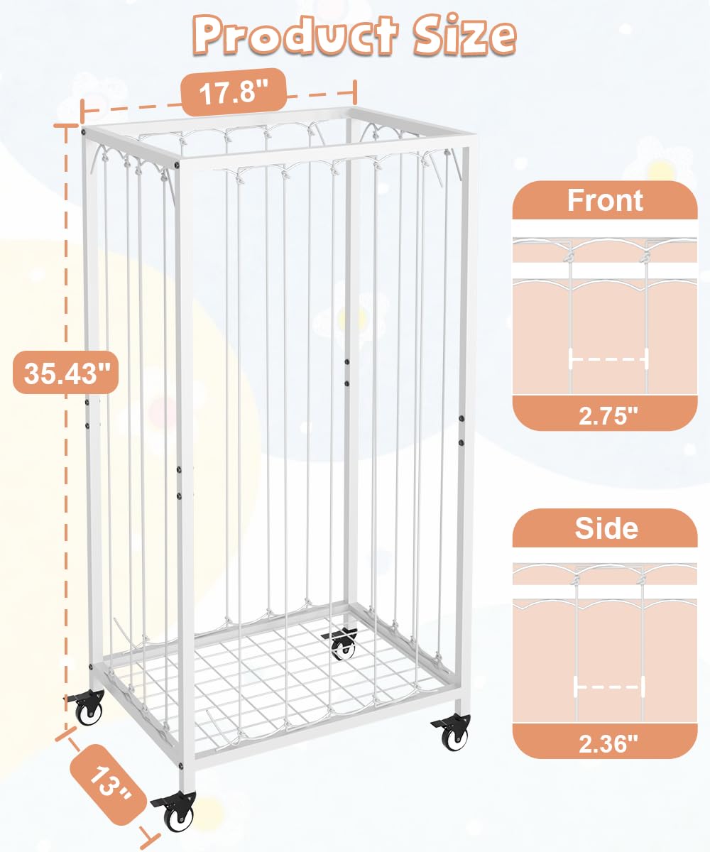 Ardier stuffed animal storage cart front view showing accessible toy selection