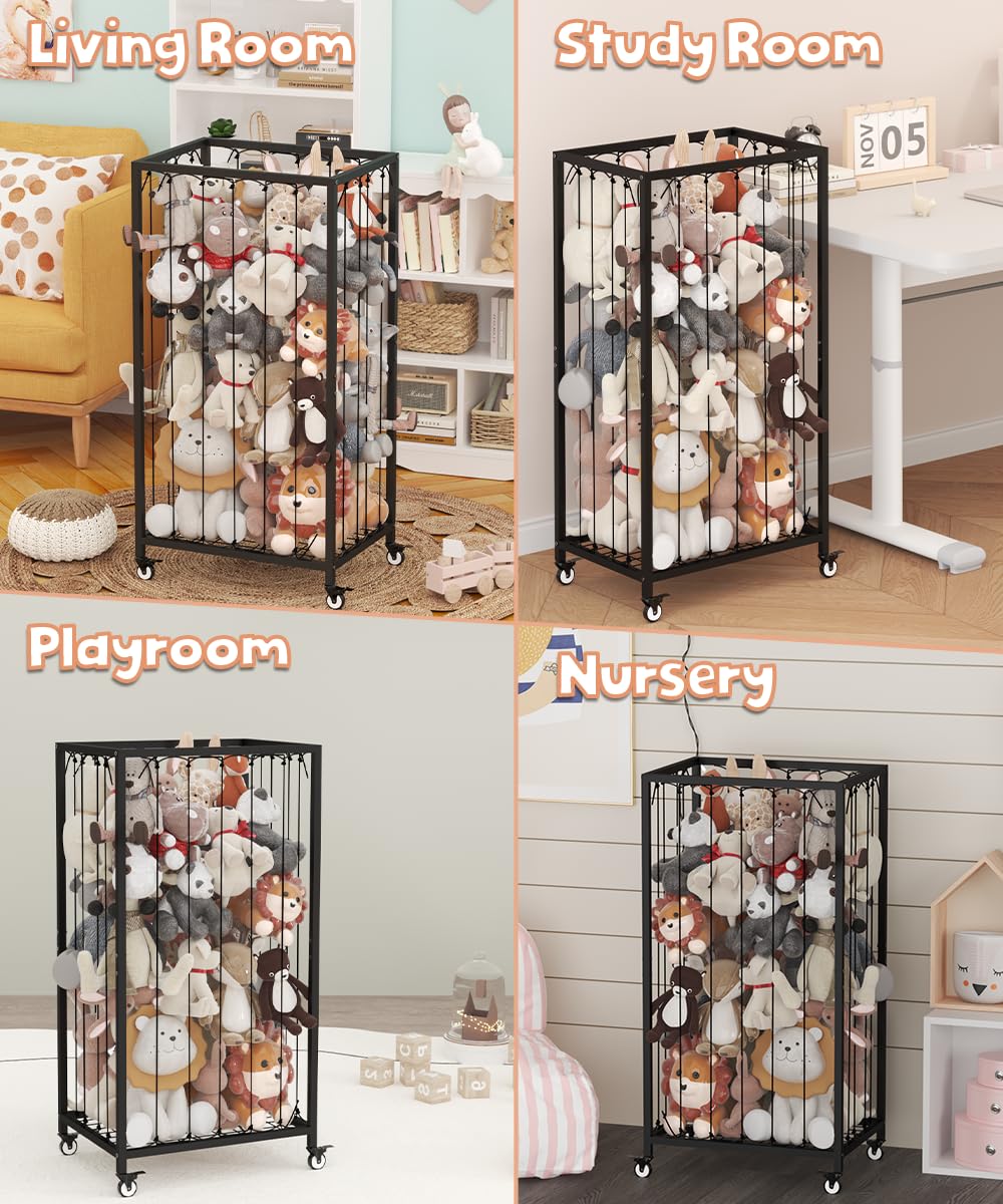Ardier nursery-decor storage cart glides smoothly for daily tidy routines.