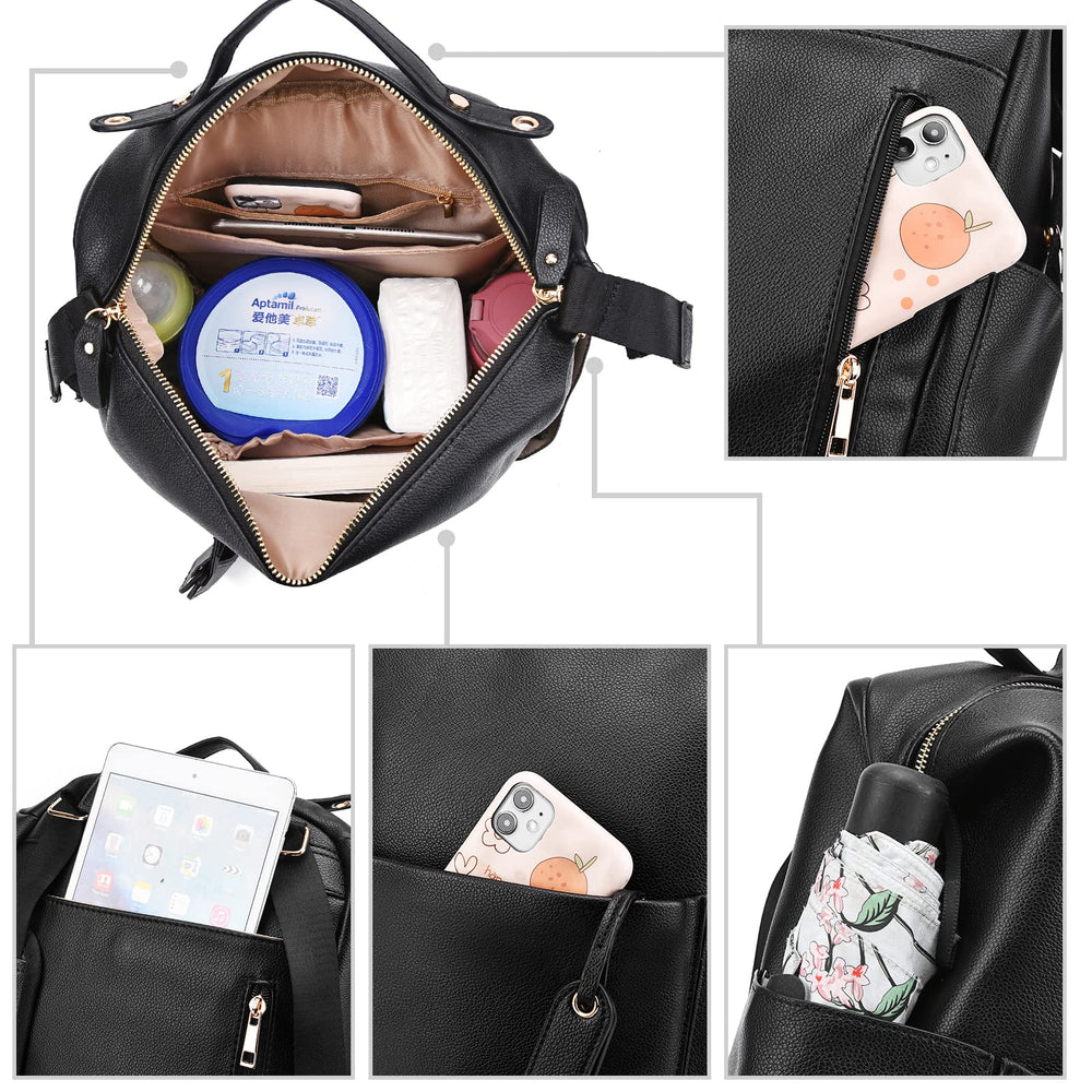 ARDIKAMA Diaper Bag Backpack changing pad included for quick on the go changes