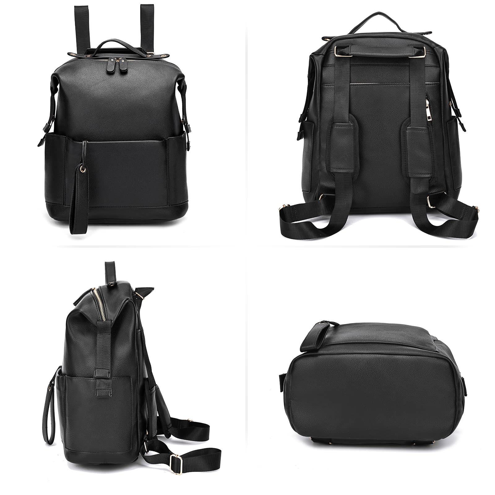 ARDIKAMA Diaper Bag Backpack interior layout with multiple pockets for baby gear