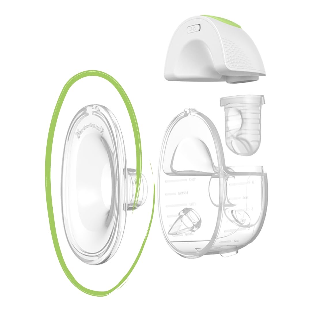 ARDO Melia 24mm breast shells illustration highlights BPA-free silicone and gentle fit for efficient expression.