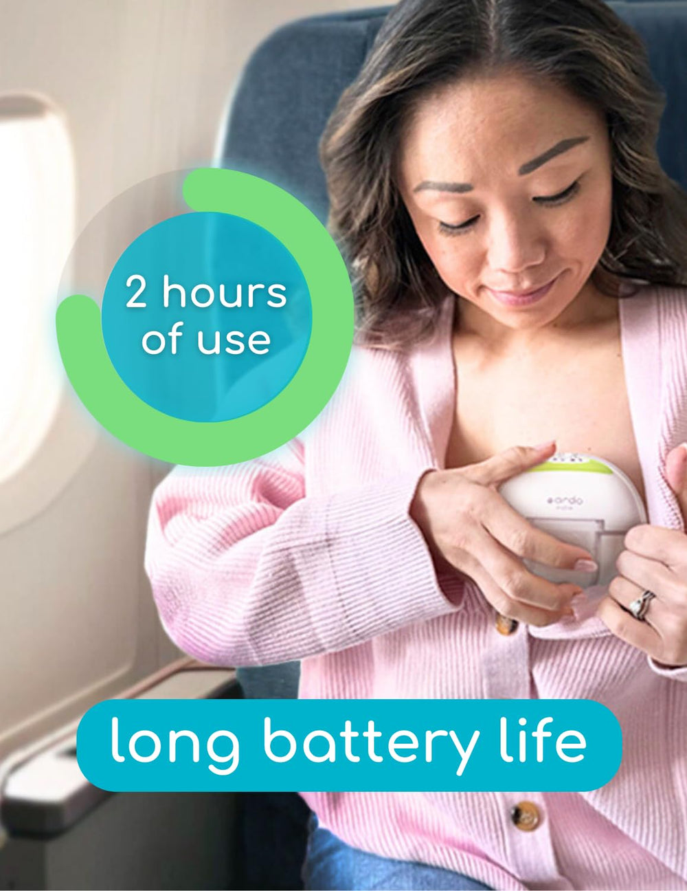 Ardo Melia ultra discreet design – portable pumping without tubes or cords.
