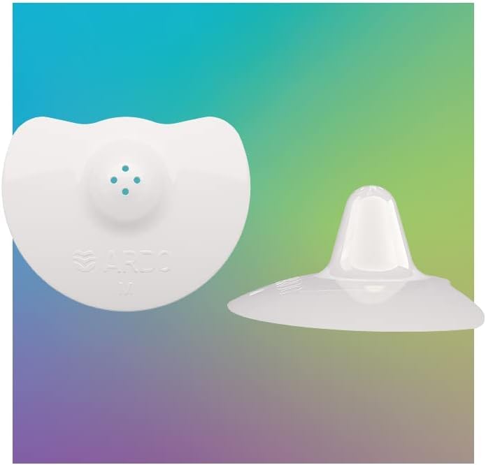 ARDO Tulips Nipple Shields 16mm side profile shows ultra-thin silicone for comfort.