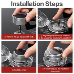 ARefugen knob cover installation process highlights tool-free, no-drill setup