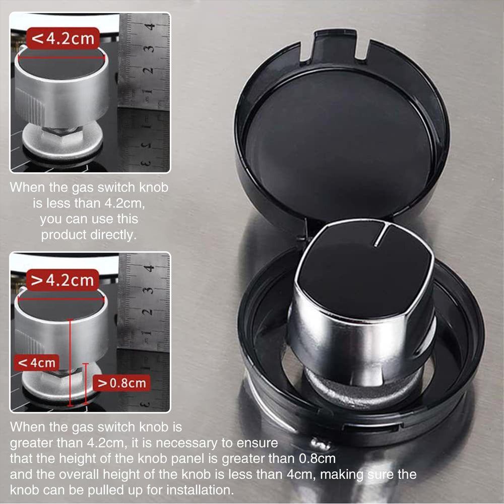 ARefugen stove knob cover inside view shows compact, heat-resistant protection