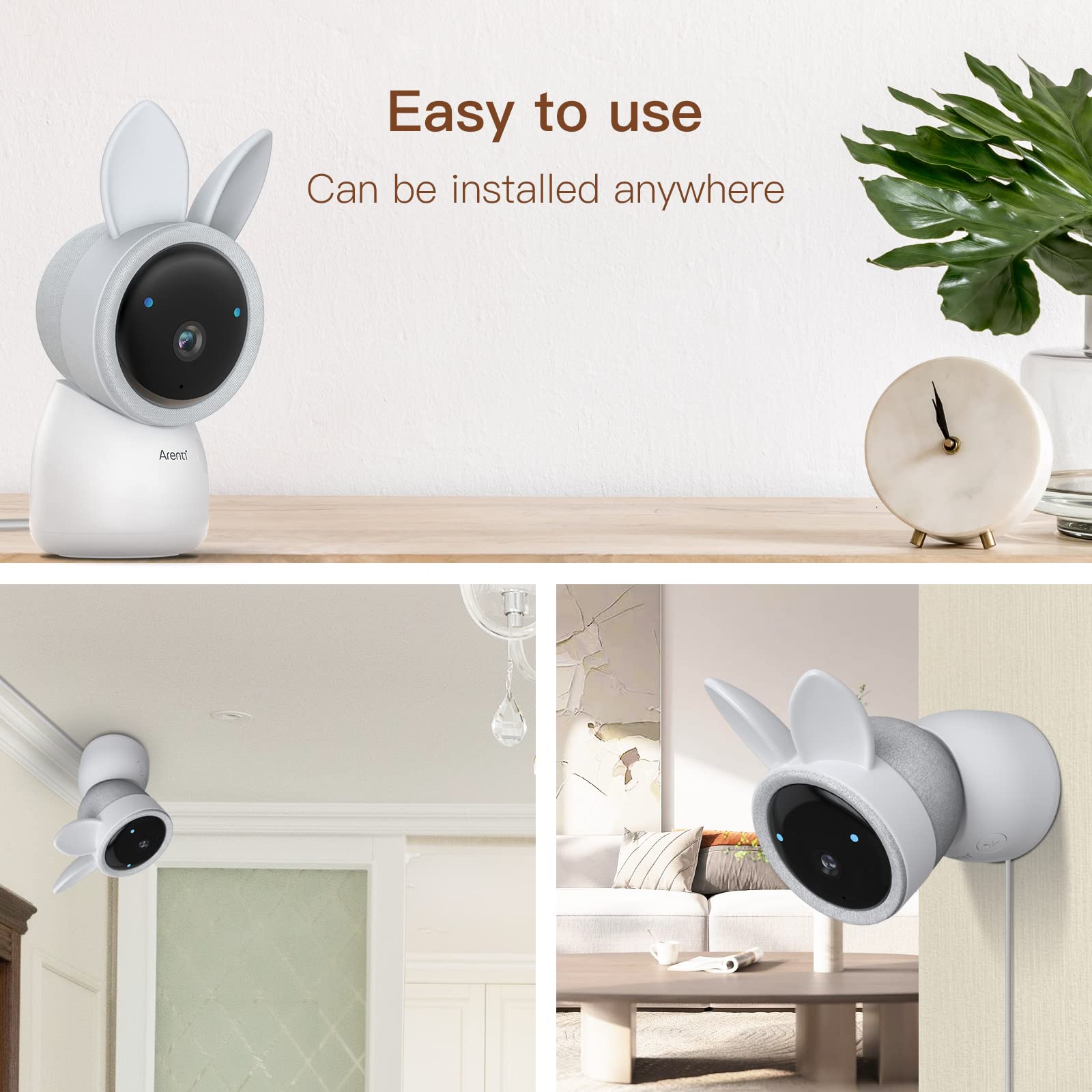 ARENTI Baby Monitor 3T compatibility with Arenti Display for seamless monitoring