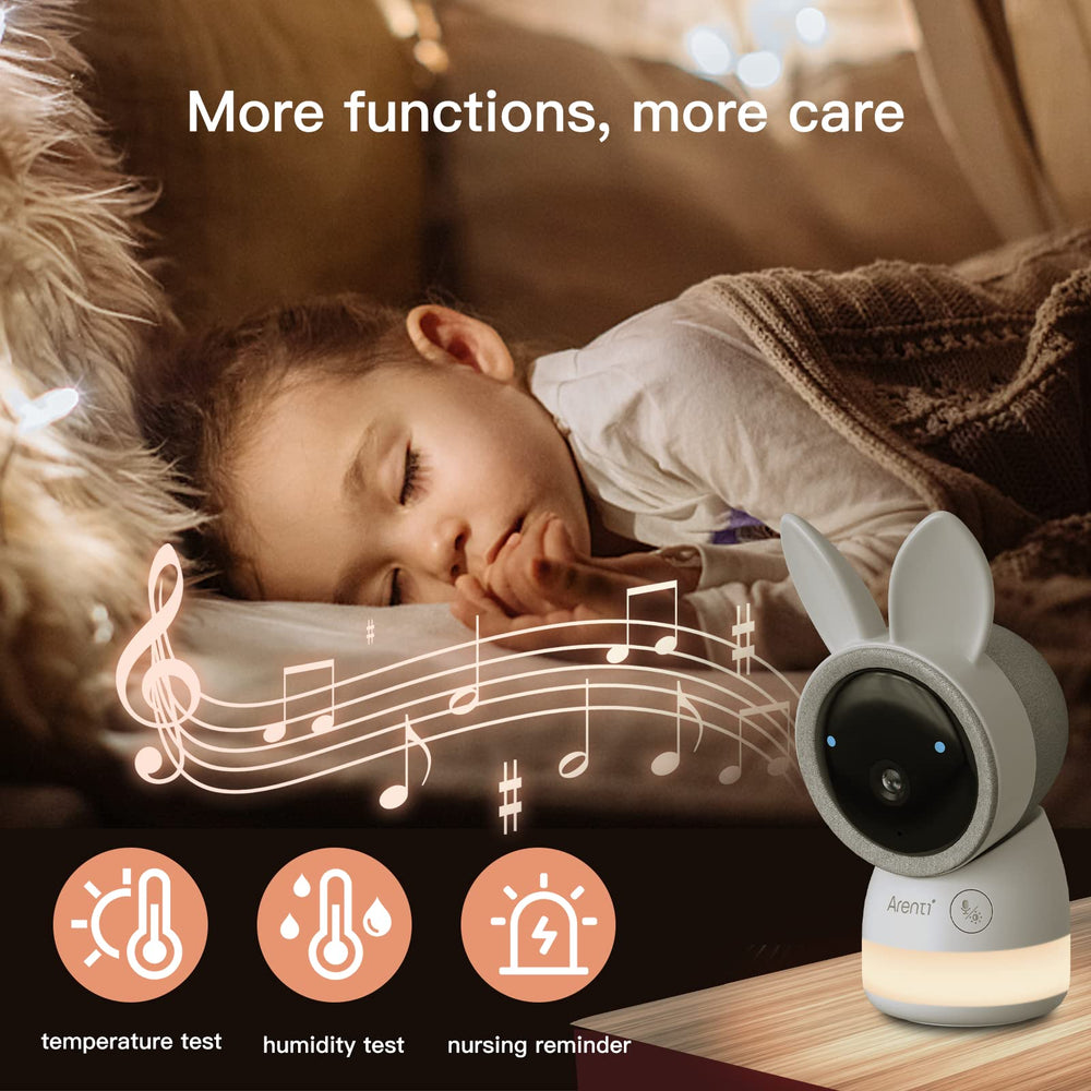 ARENTI Baby Monitor cloud and SD storage for video playback