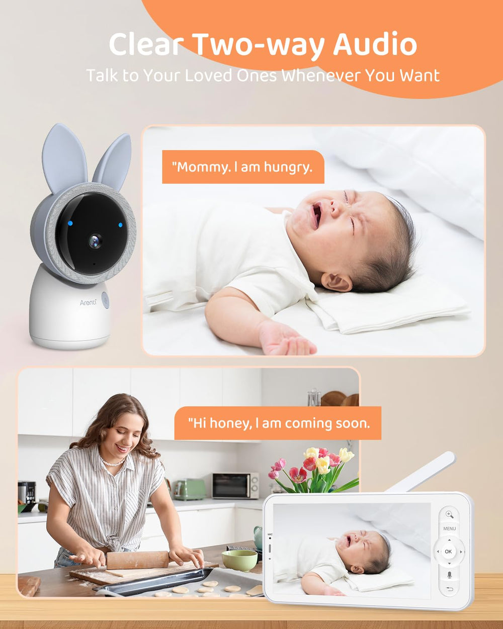 ARENTI temperature sensor provides real time room climate awareness