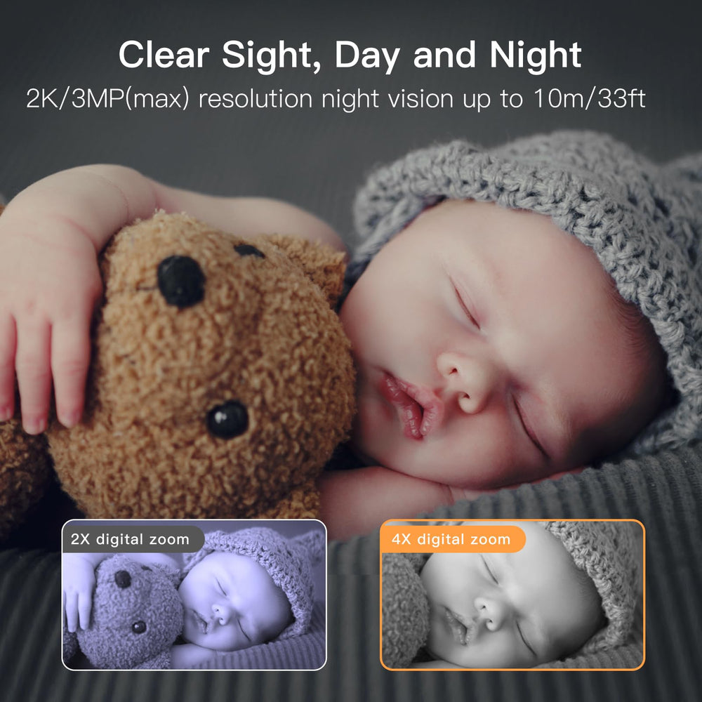 ARENTI Baby Monitor two-way audio for soothing conversations