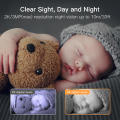 ARENTI Baby Monitor two-way audio for soothing conversations