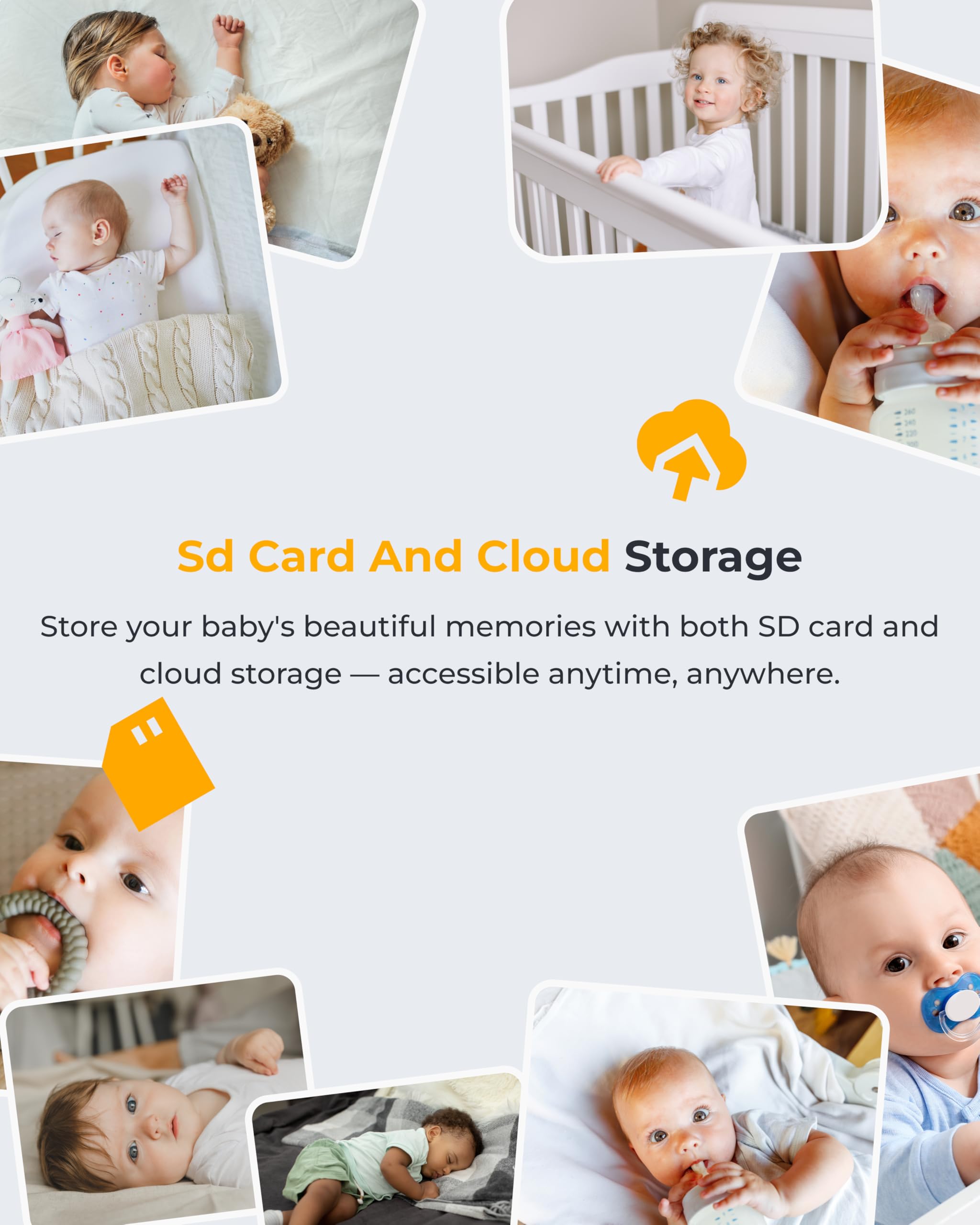 ARENTI upgraded baby monitor privacy encryption protects feeds and data.
