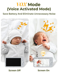 ARENTI upgraded baby monitor night light offers gentle nursery illumination