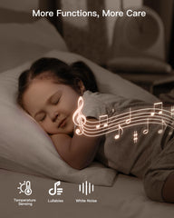 ARENTI WiFi baby camera monitor app-control view on smartphone for remote monitoring.