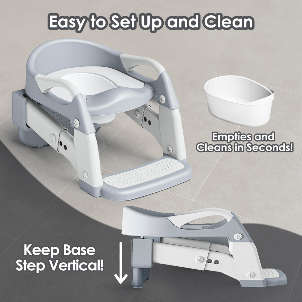 Argenens 3-in-1 Potty Seat detachable bowl for home or travel use